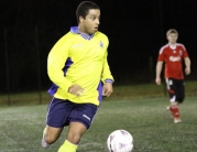 Action From a Night of Soccer Six