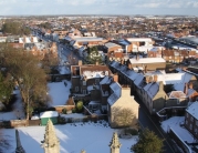 Beverley from St Mary's Church Bell Tower