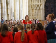 Beverley Minster Holds Movie Premier