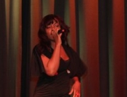 Cherri V Entertains Pupils at Longcroft School