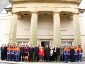 Lemgo Visitors Close Visit With Presentation and Carvery