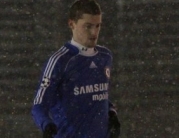Soccer Sixes Plays on Despite the Snow