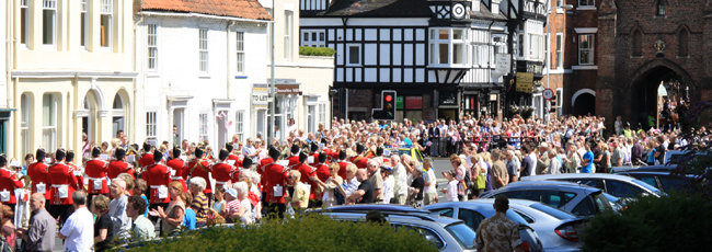 Homecoming Parade Images The Yorkshire Regiment marched through the streets of Beverley today as over 20,000 people turned...