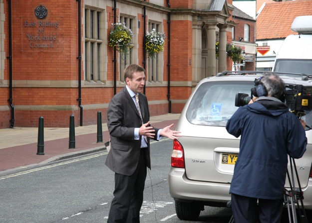 BBC Look North in Beverley