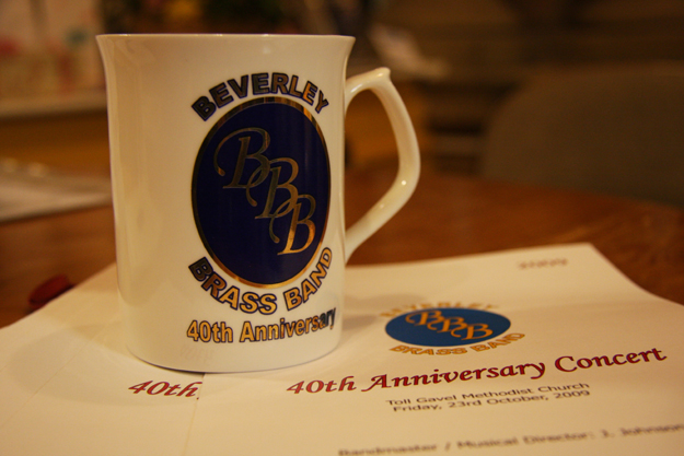 Beverley Brass Band 40th Mug