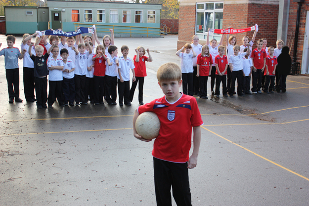 Children at Beverley St Nicholas Primary School hope Hull and East Yorkshire is picked to host group matches...