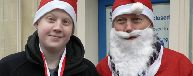Cystic Fibrosis Trust Santa Fun Run Video A Santa Fun Run was held in Beverley to hep raise awareness and money for...
