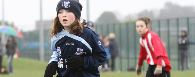 Football pictures from the game at Longcroft School that featured the hull College Girls U12′s...