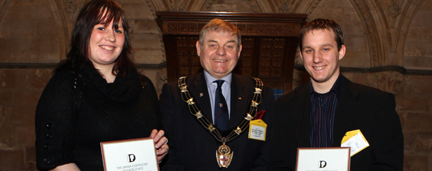 Lincoln Cathedral Diana Certificate of Excellence 2 Volunteers from CSV East Riding’s Vinvolved Team attended the Diana Princess of Wales Award Ceremony in Lincoln...