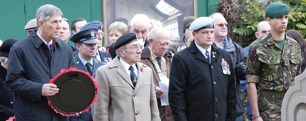 The Memorial Gardens in Hengate, Beverley, was again overflowing for the Remembrance Service this Sunday,...