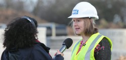 Community Hospital Ground-Breaking Ceremony A ground-breaking ceremony was held today to mark the start of the main construction of...