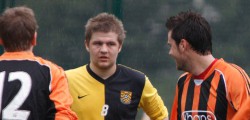 Hodgsons FC thrashed Queens County at Longcroft 5 – 0 in football match that was played in wet...