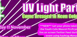 Minster Youth Cafe:UV Light Party Beverley Minster will host another popular Youth Cafe event on Friday 11th November between 7.00pm-9.30pm....