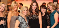 Julie Blake celebrates her 40th birthday with friends and family by holding a party at Bar Fusion, Wednesday...