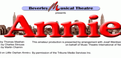 Beverley Musical Theatre are looking for children to audition for our forthcoming show Annie.