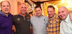Frank Clarkson celebrated his 50th birthday and also his retirement from the Fire Brigade with a private party at the Akash Indian Restaurant.