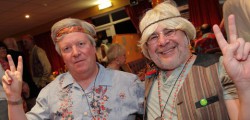 Mike Rymer celebrated his 60th birthday with a party at the Norwood recreation Ground. A colourful affair, the party was theme was "Flower power" with most of his friends and family coming in fancy dress.