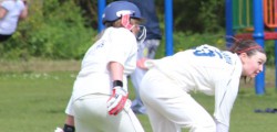 Halloran Leads East Yorkshire Girls To Victory Skipper Halloran leads the way after McCoid ripped the heart of the the North's middle order to secure the first win for East this season.