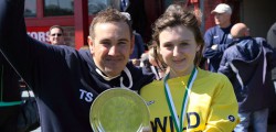 Mill Lane United won their fifth Trophy of a very successful season with a hard fought victory against Brayton Belles.In lovely summer conditions on a perfect pitch both sides served up a goal fest in the under 14 Girls Plate Cup Final