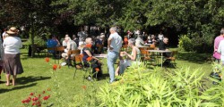 Tickton Jubilee Garden Party The annual Tickton Garden Party was held on the 7th July. As it is the Jubilee year a “special” guest made an appearance! The event was well attended helped by the surprisingly fine weather.