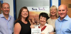 While some people say it with flowers – Linden Homes has decided to thank its top performing staff with a fabulous trip to New York