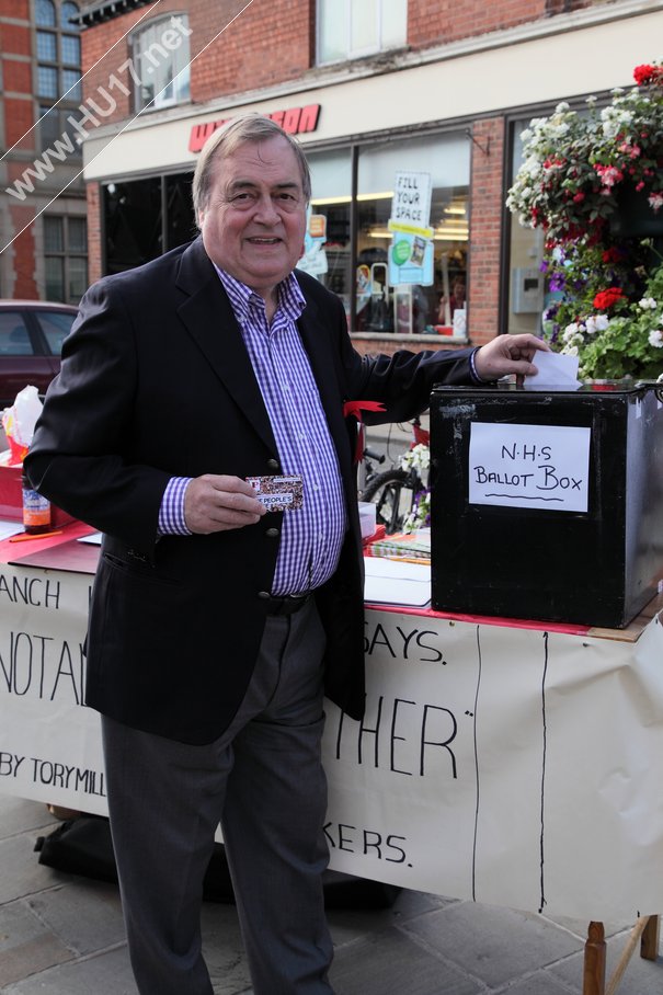 John Prescott Brings His Campaign To Be Police Commissioner To Beverley