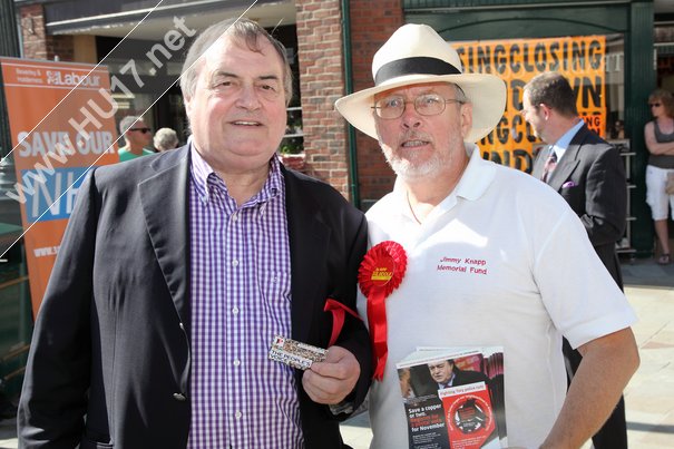 John Prescott Brings His Campaign To Be Police Commissioner To Beverley