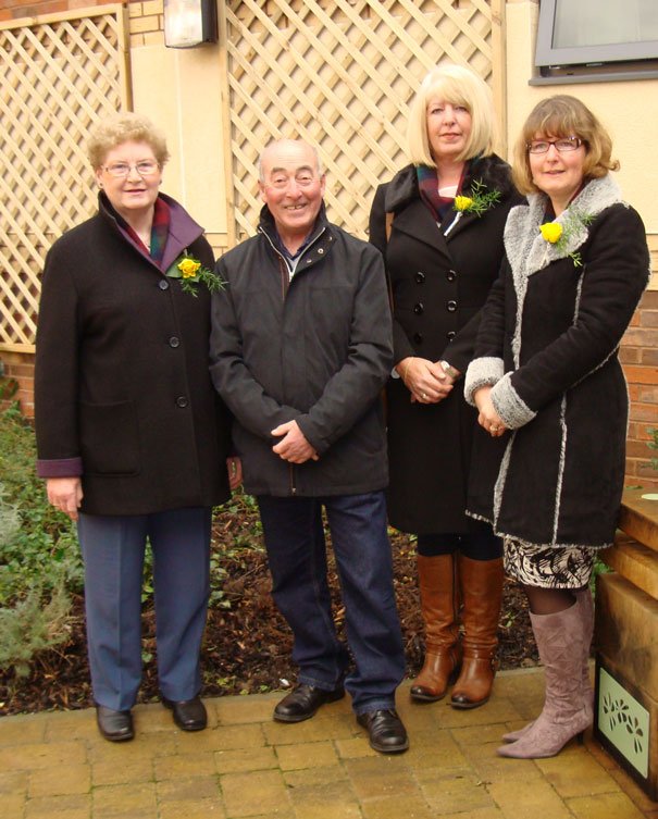 Garden at East Riding Community Hospital, Beverley dedicated to Frank Gray 1941 – 2011