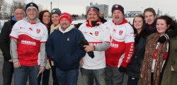 Hull Kingston Rovers beat their rival Hull FC 28 - 18 at the KC Stadium. The Robins stormed into a 26 - 6 half-time lead with tries from Omari Caro, Craig Hall, Cory Paterson and Greg Edan