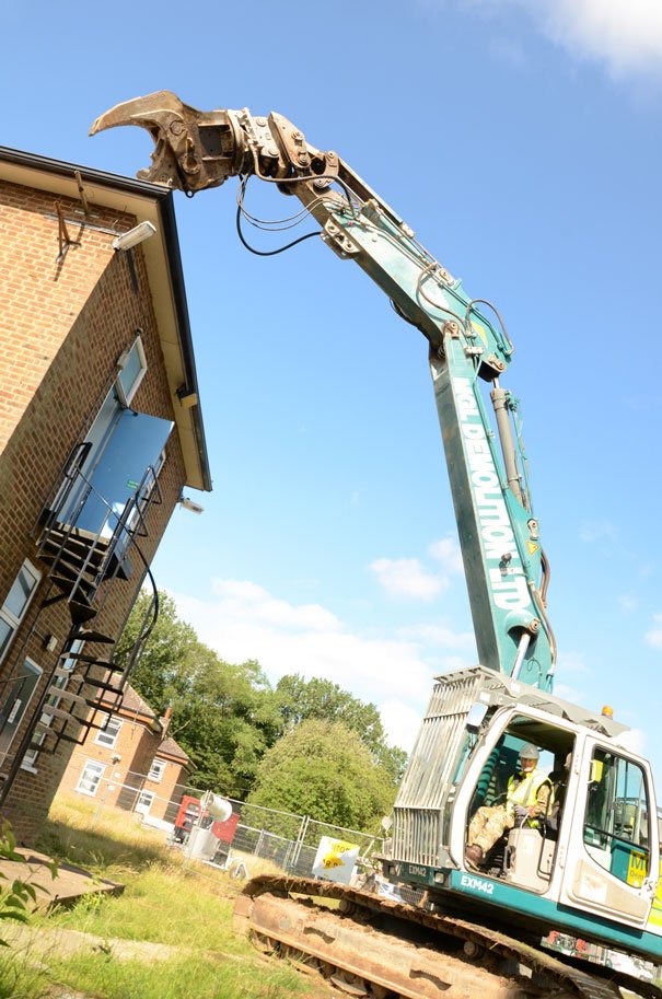 Demolition At Defence School Of Transport