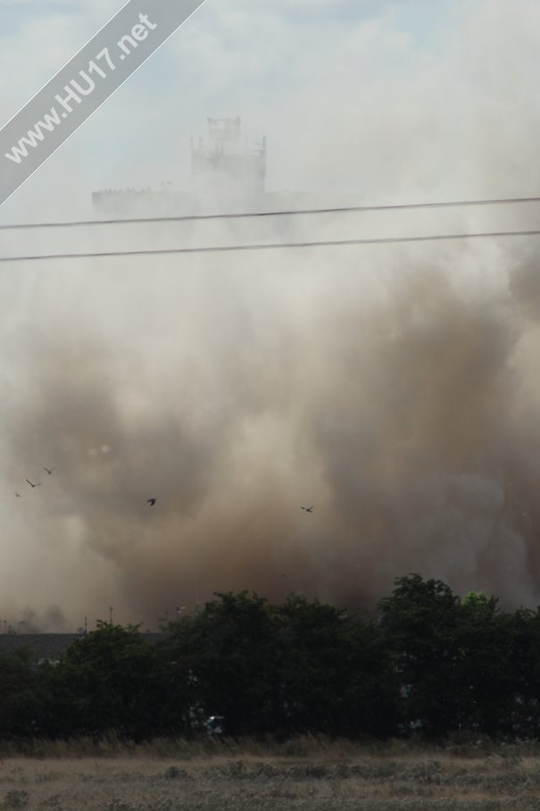 Sky Line Changes On The A1079 After Tower Blocks Are Blown Up