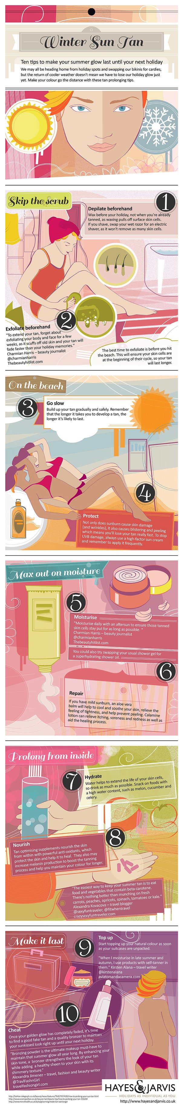 How To Maintain A Winter Sun Tan 