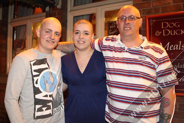 Trio Have Their Heads Shaved In Support Of Friend