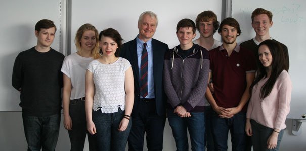 MP Takes Extra Lesson Over Easter With Beverley Sixth Form Students