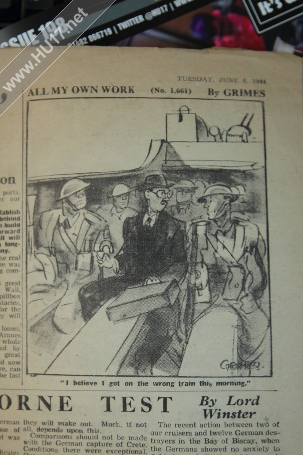 All Going To Plan that was the headline across the front of the late edition of The Star on this day 70 years ago, D-Day - #DDay70