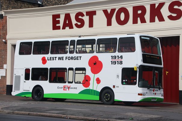 Local Transport Company Roll Out Poppy Bus