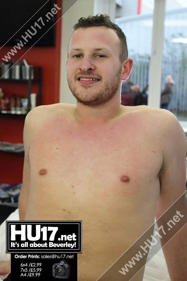 Michael Murphy Has Chest and Legs Waxed For Charity