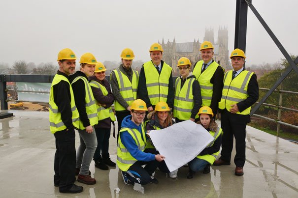 New Campus Marks Construction Milestone