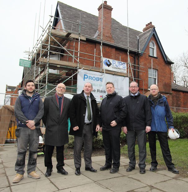 Minister For Empty Homes Visits Local Regeneration Projects
