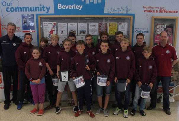 AFC Tickton Raise Hundreds Of Pounds Packing Bags At Tesco