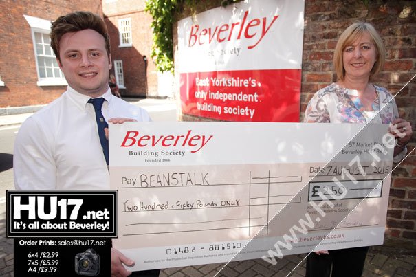 Beanstalk wins Beverley Building Society Charity of the Month