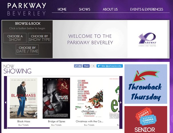 Parkway Cinema Beverley Now Open