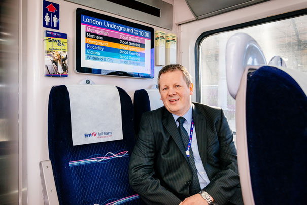 First Real-Time Passenger Information Screens Are Rolled Out On Hull Trains