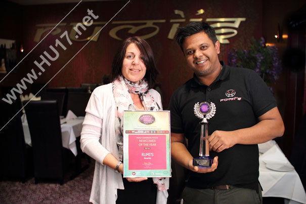 Rumi’s Indian Restaurant Named Newcomer of the Year