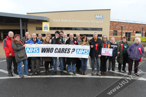 Labour Hijack East Riding Community Hospital Closure Protest