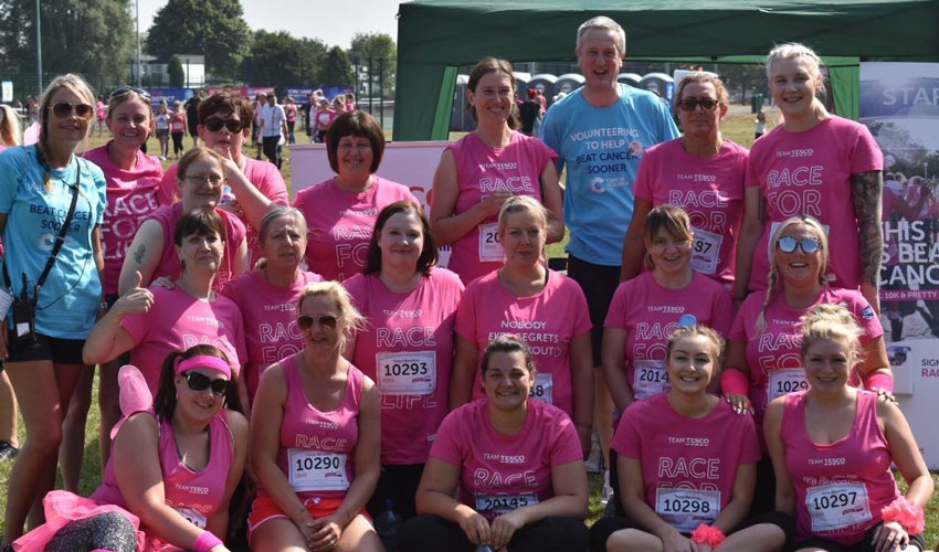 In The Pink - Tesco Beverley To Support Race For Life