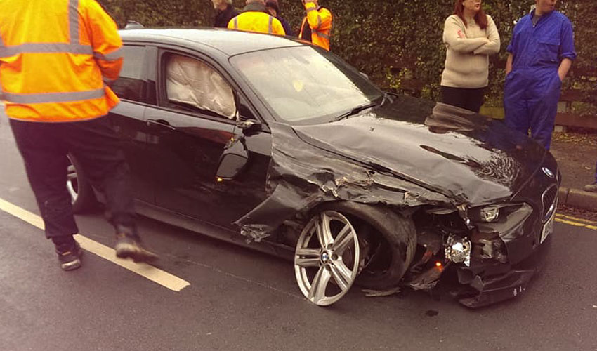 Man Arrested Following A Collision On Grovehill Road
