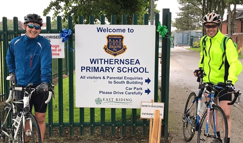 Team Completes Cycle Ride On Behalf Of Teachers