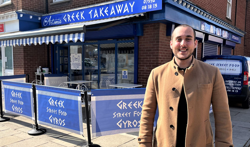 It’s All Greek To Stratos As He Steps Up From Street Food To Running His Own Restaurant