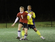 Action From a Night of Soccer Six